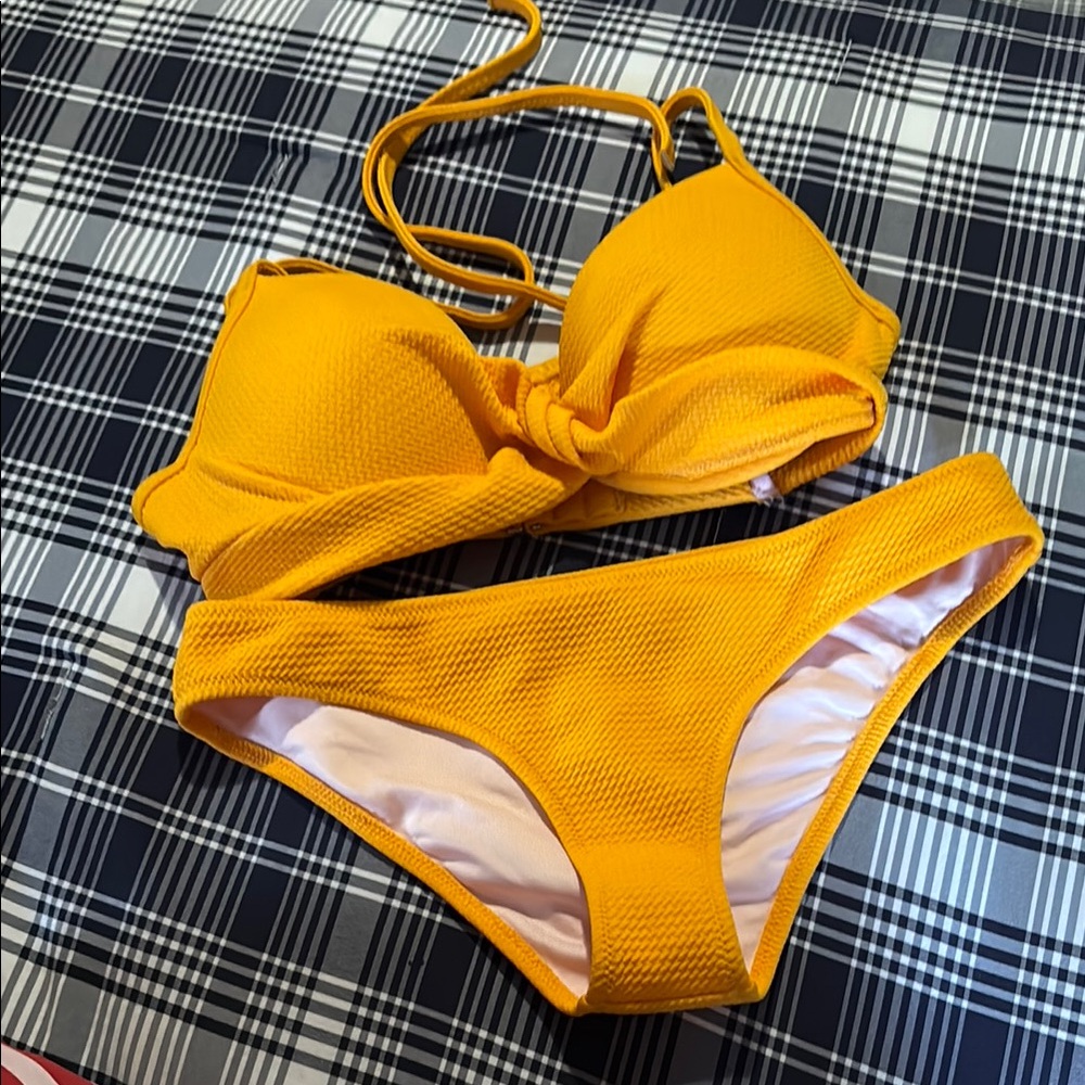 Shade & Shore Vibrant Yellow Swimwear